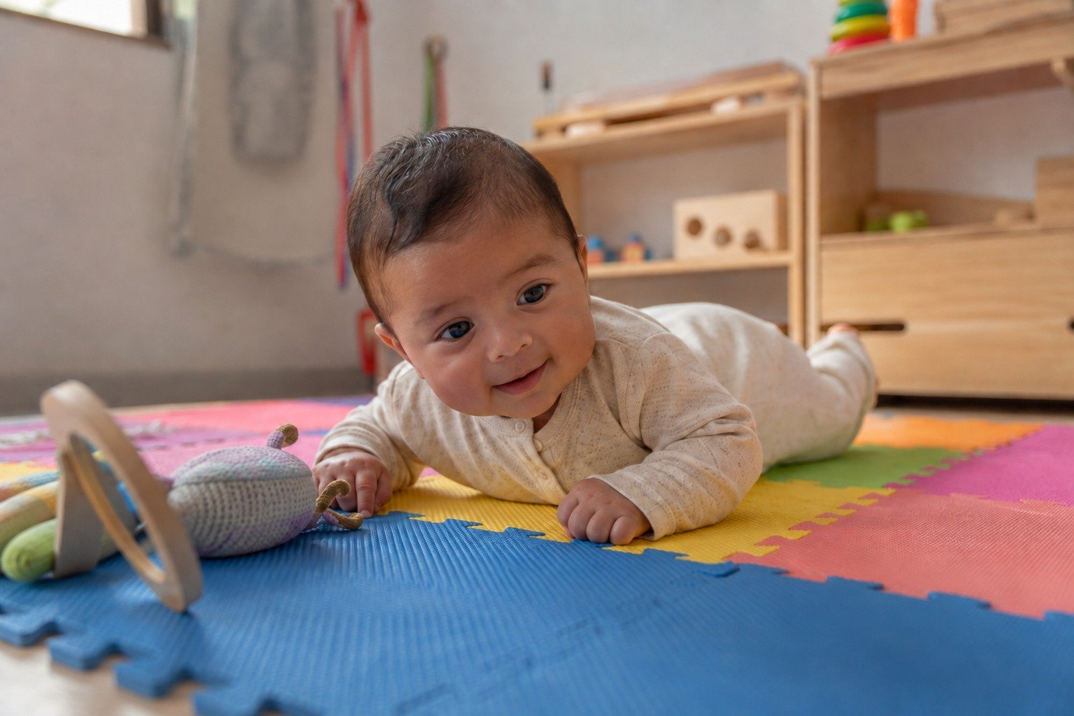 Estimulación para bebés de 2 a 6 meses